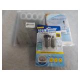 Shower Curtain and Drain Buddy...