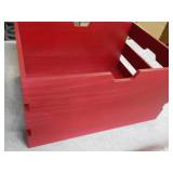 Red Wood Box 18 x 13 x 10"...
