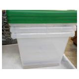 HMS set of 3 Medium Latched Storage...