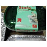 3 Foil Cake Pans, 1 Turkey Roasting...