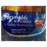 3 Foil Cake Pans, 1 Turkey Roasting...