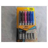 BIC Intensity 12 Permanent Markers...