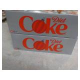 2 Diet Coke 12 packs...