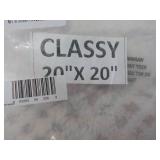 Classy Contour Bath Mat 20 x 20"...