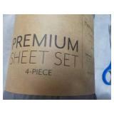 Twin XL 4 piece Grey Sheet Set...