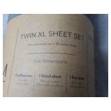 Twin XL 4 piece Grey Sheet Set...