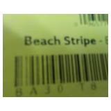 2 piece Beach Stripe Rug Set- crims...