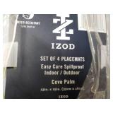 Set of 4 IZOD Placemats...