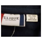 2 Clique Navy size 5XL Short Sleeve...