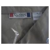 2 Clique Tan Work Shirts size 1XL...