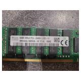 Lot of Used 128GB Of Ram (602521) Two 64GB DDR4 ECC Memory, UNTESTED/AS IS
