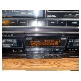 Onkyo TX-830 Tuner Amplifier & TA-RW470 Cassette Deck (Deck A/B) Vintage Hi-Fi System