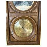 Springfield Weather Station - Thermometer, Barometer & Humidity in Wood Frame