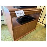 Wooden Entertainment Console TV Stand - 24'H x 28'W x 15'D' - contents not included