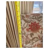 Armchair - Floral Upholstery, Vintage Damask Pattern, With Pillow