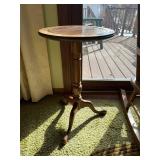 Rocking Chair & Round Side Table - Vintage Wood