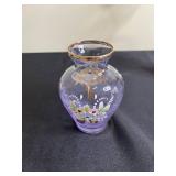 F. Carpenter 1973 Wooden Duck Decoy; Russian Nesting Dolls; Crystal Candy Jar; Vintage Glassware