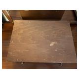 Continental Stainless Flatware Set in Wooden Box with Red Velvet Liner