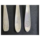 Stainless Flatware Set 8-Piece with Animal Motif Handles The Netherlands Mark