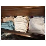 Large Lot of T Shirts Inc NFL Team Apparel T-Shirts - Assorted Colors (Medium) & Socks