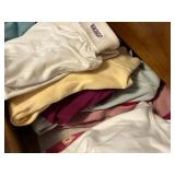 Large Lot of T Shirts Inc NFL Team Apparel T-Shirts - Assorted Colors (Medium) & Socks