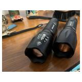 RadioShack Digital Answering System, Sony Headphones, GearLight Flashlights & Vintage Decor Lot - bureau not inc