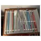 Crafts Lot Inc Cross-Stitch Kit, Yarn Needles, Sewing Kit, VTG Portable Clock & More