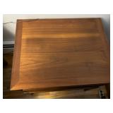 Lane Nightstand - Mid-Century Modern Walnut 2-Drawer Bedside Table