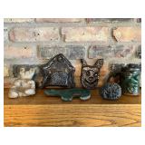 Lot of VTG Figurines Made of Misc Textures