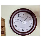 La Crosse Clock & Tribal Burlap Wall Hangings