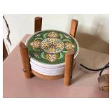 Misc VTG Decor Lot of Candles & Airguide Temperature & Humidity Dial Clock - Vintage Square Instrument