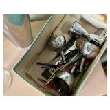 Silver-Plated Round Tray with Ornate Border - Glassware & Bar Accessories