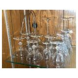 Clear Glass Stemware - Wine Glasses & Champagne Flutes, Assorted