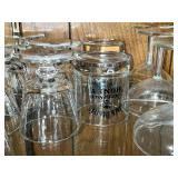 Champagne Coupe Glasses - Clear Stemware, Assorted