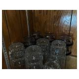 Clear Glass Tumblers - Assorted Drinking Glasses Set