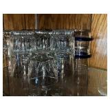 Clear Glass Tumblers - Assorted Drinking Glasses Set