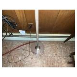 Three-Arm Cone Shade Floor Lamp - White Vintage Modernist Lighting