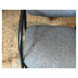Office Chair - Gray Fabric, Black Cantilever Frame