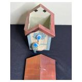 Moose Lodge Miniatures Set - Rustic Cabin, Birdhouse, Tiles & Candle Tools