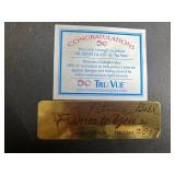 Destin Bradwell The Great Cross Saint Augustine - Framed Photo & Framed Landscape Needlepoint