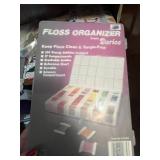 Deborah Lambein Counted Cross Stitch Kit & Darice Floss Organizer Assorted Craft Supplies