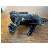 Dog-Themed Gift Bundle w Metal Black Dog Figurine, Marley & Me, Aunty Acid Calendars, 365 DOGS Calendar, Good Humor Jokes, Tote Bag