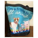 Dog-Themed Gift Bundle w Metal Black Dog Figurine, Marley & Me, Aunty Acid Calendars, 365 DOGS Calendar, Good Humor Jokes, Tote Bag