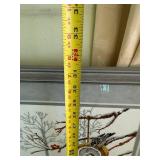 Birds on Branches Needlepoint Framed Wall Art - Winter Bird Feeder Scene