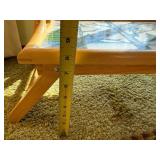 Serving Tray - Winter Birds Scene with Cardinal & Bluebird, Wooden Frame