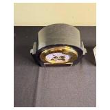 Mantel Clock World Time Dial - Crystal Inkwell - Ceramic Ash Tray - Pillar Candle