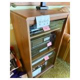 Technics Vintage Stereo Console Cabinet - Multi-Component System (38x19x17)