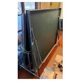 Ping Pong Table - Foldable On Wheels, Blue Frame