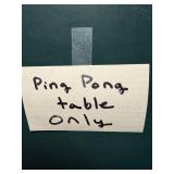 Ping Pong Table - Foldable On Wheels, Blue Frame