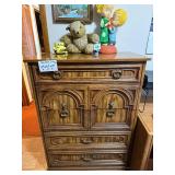 Dresser Chest - 49 in H x 35 in W x 18 in D, 2-Door Upper Cabinet - contents not inc